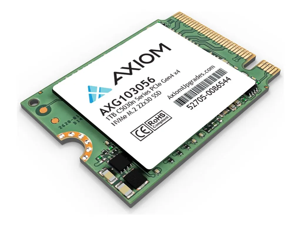 Axiom C530N Series - SSD - 1 TB - internal - M.2 2230 - PCIe 4.0 x4 (NVMe) - TAA Compliant AXG103056