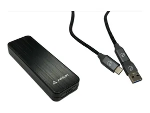 Axiom - SSD - 250 GB - external (portable) - M.2 NVMe - USB 3.1 Gen 2 (USB-C connector) - TAA Compliant AXG103120