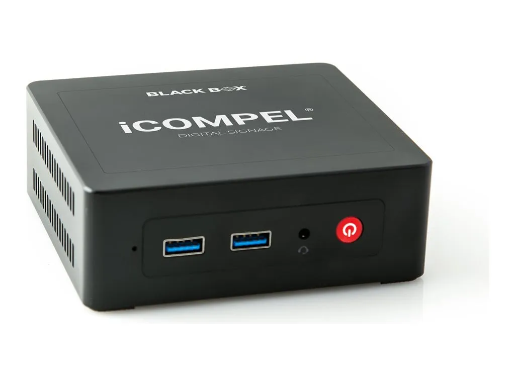 Black Box iCOMPEL Full HD 4-Zone - Digital signage player - 8 GB RAM - Intel Celeron - SSD - 128 GB - 1080p ICVS-VL-SU-N-R3