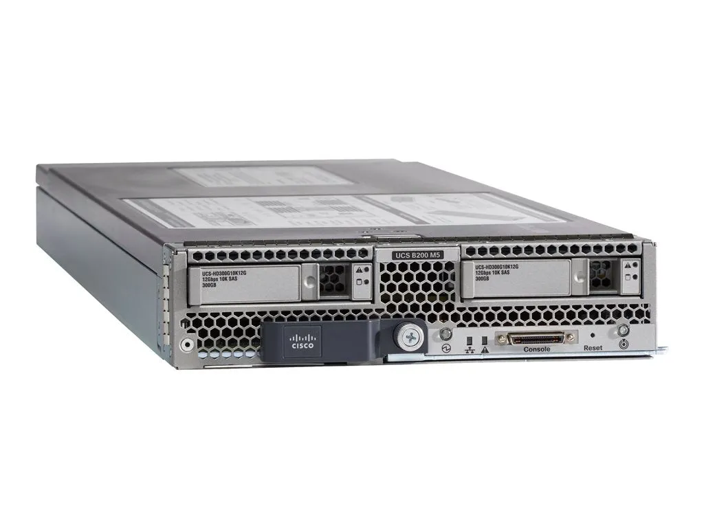 Cisco UCS SmartPlay Select B200 M5 Advanced 4 - Server - blade - 2-way - 2 x Xeon Gold 6140 up to - RAM 192 GB - SATA/SAS - hot-swap UCS-SP-B200M5A4-RF