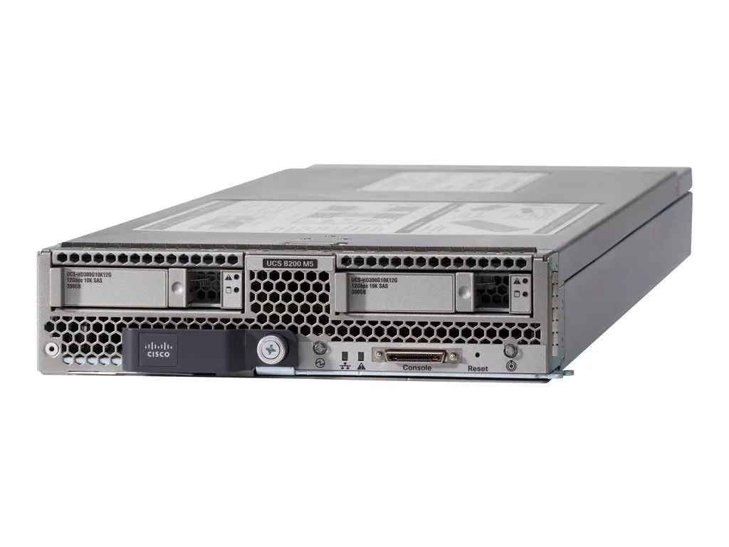Cisco UCS SmartPlay Select B200 M5 Advanced 4 - Server - blade - 2-way - 2 x Xeon Gold 6140 up to - RAM 192 GB - SATA/SAS - hot-swap UCS-SP-B200M5A4-RF