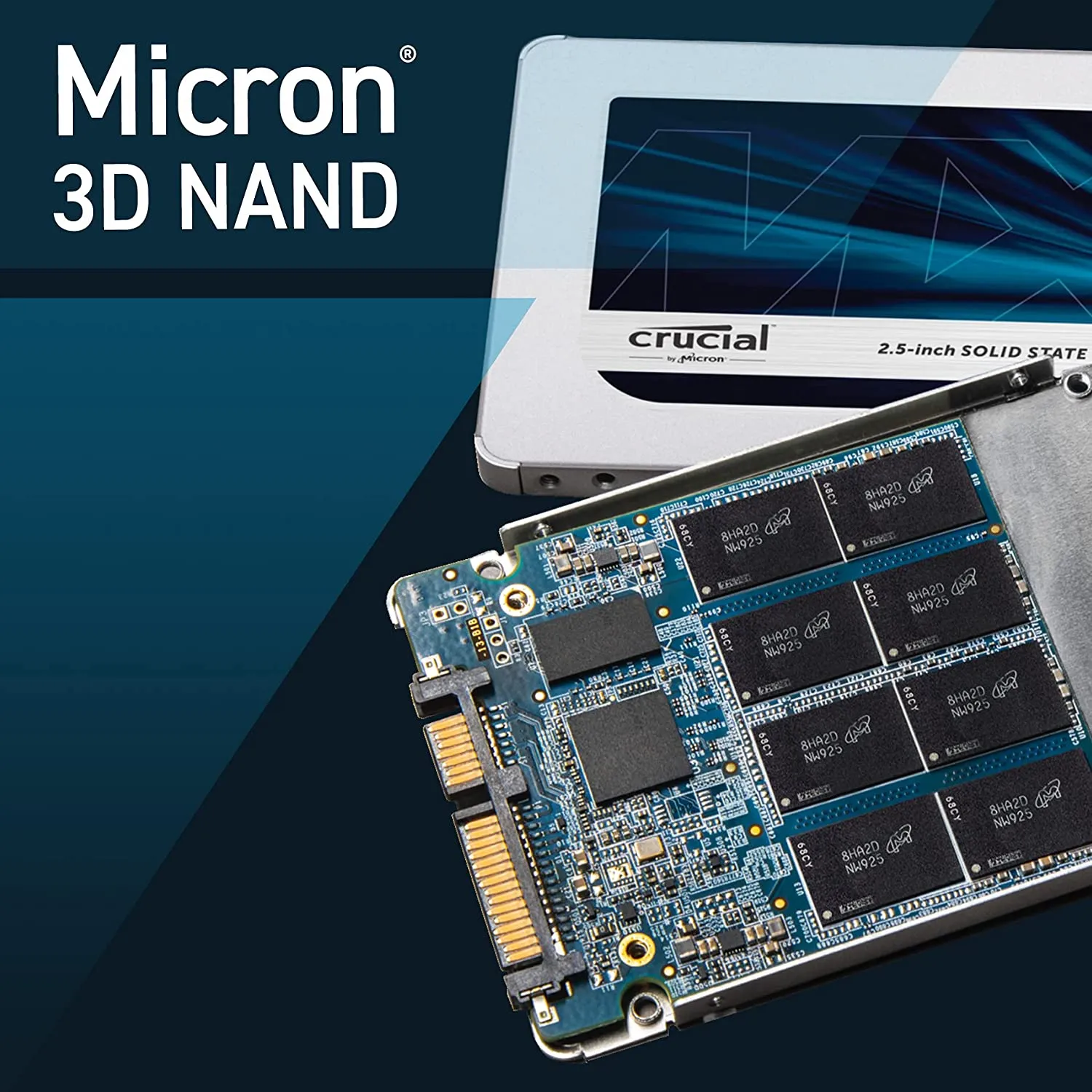 Crucial MX500 CT2000MX500SSD1 2TB SATA 6Gb/s 2.5in Solid State Drive