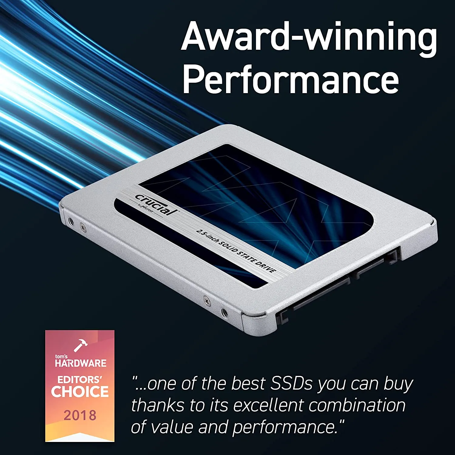 Crucial MX500 CT2000MX500SSD1 2TB SATA 6Gb/s 2.5in Solid State Drive