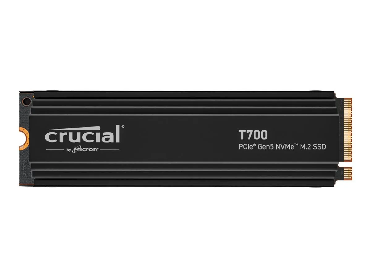 Crucial T700 - SSD - encrypted - 1 TB - internal - PCI Express 5.0 (NVMe) - TCG Opal Encryption 2.01 CT1000T700SSD5