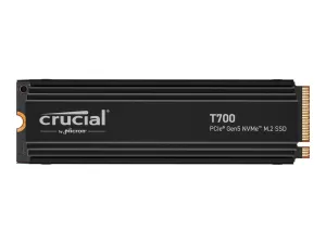 Crucial T700 - SSD - encrypted - 2 TB - internal - M.2 - PCI Express 5.0 (NVMe) - TCG Opal Encryption 2.01 CT2000T700SSD5