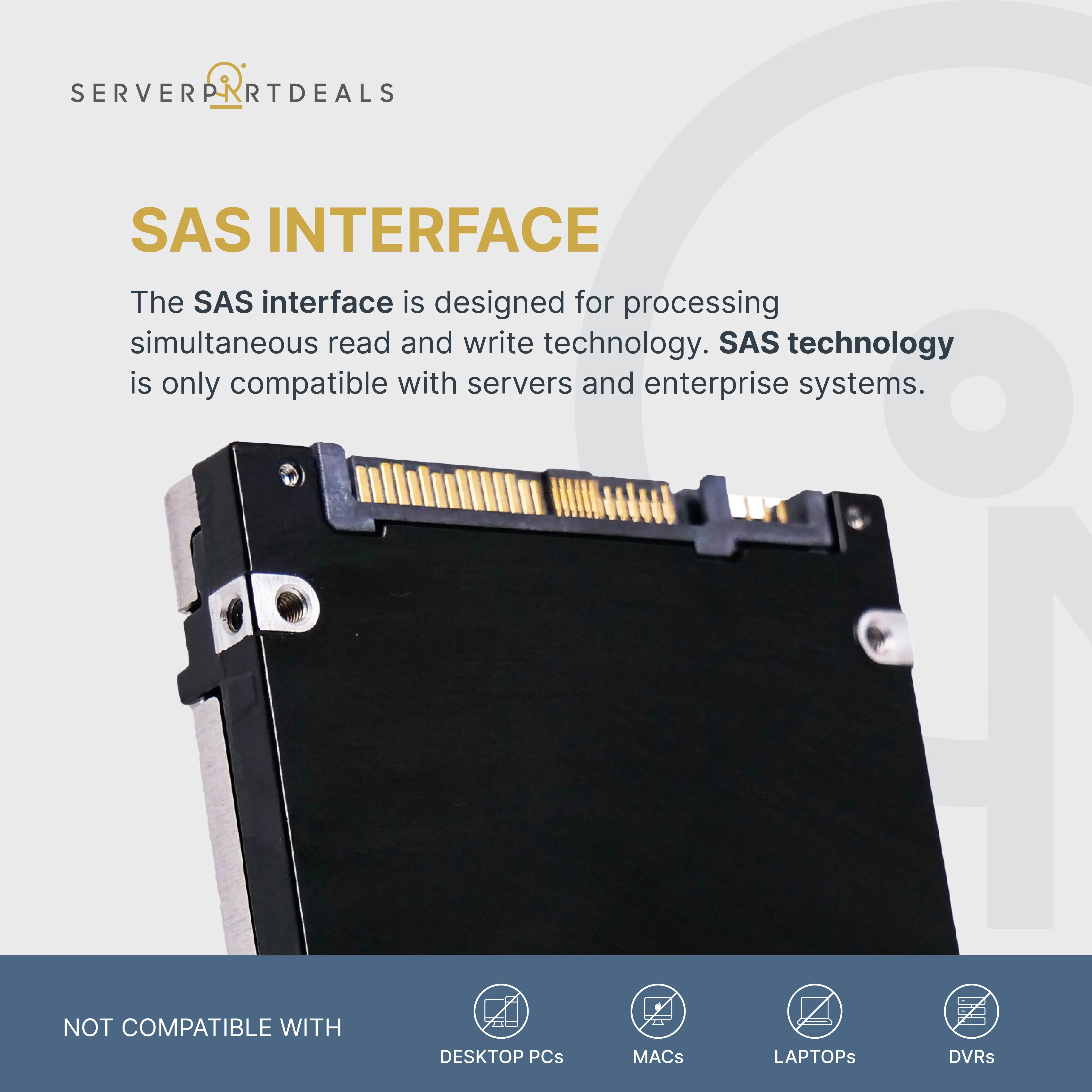 Dell EMC G13 HUSTR7676ASS204 0B35116 7.68TB SAS 12Gb/s 512e 1DWPD Read Intensive 2.5in Recertified Solid State Drive