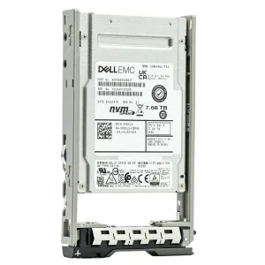 Dell G13 VD0JX KCM6XRUL7T68 7.68TB PCIe Gen 4.0 x4 8GB/s U.2 NVMe 1DWPD Read Intensive 2.5in Refurbished SSD