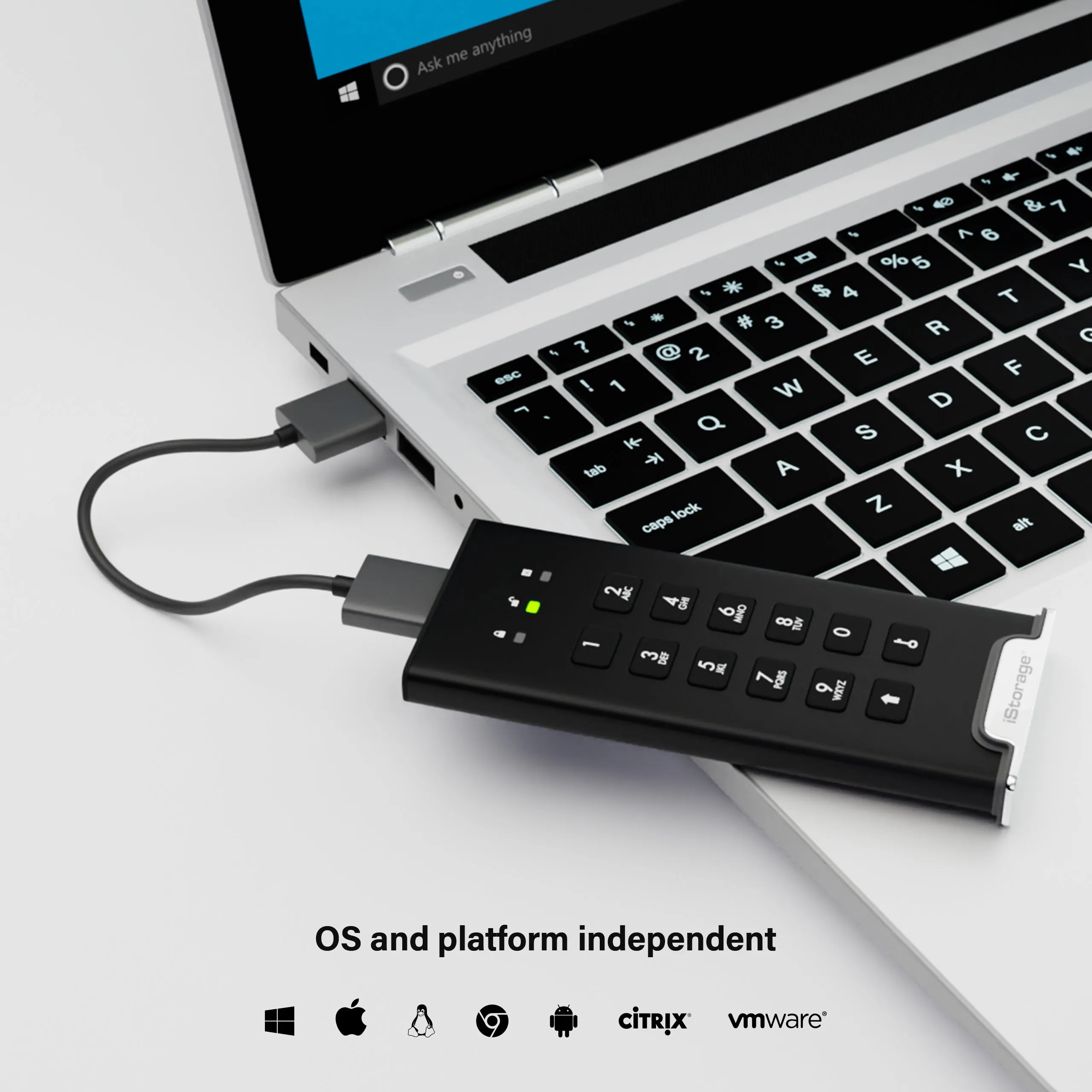diskAshur M2 Hardware Encrypted SSD by iStorage