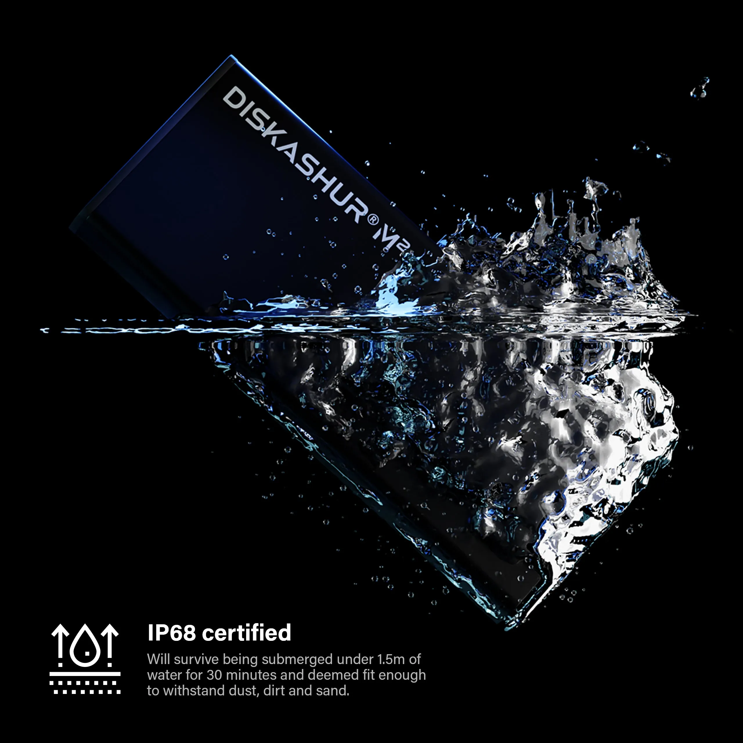 diskAshur M2 Hardware Encrypted SSD by iStorage