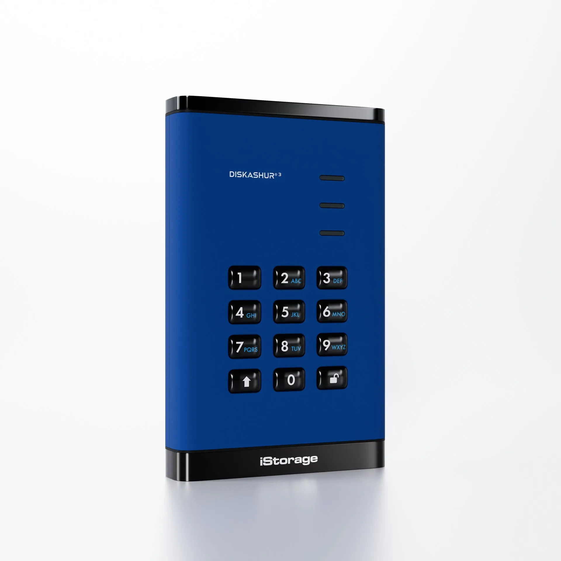 diskAshur3 Hardware Encrypted SSD by iStorage-Black