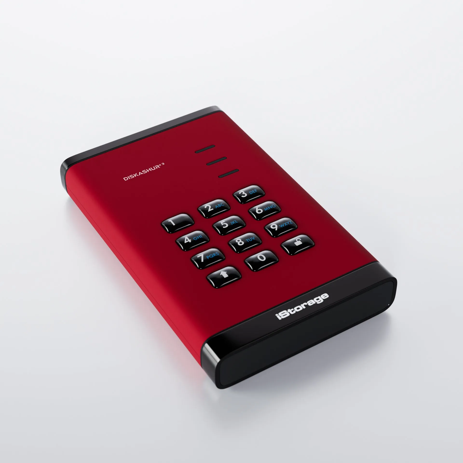 diskAshur3 Hardware Encrypted SSD by iStorage-Black