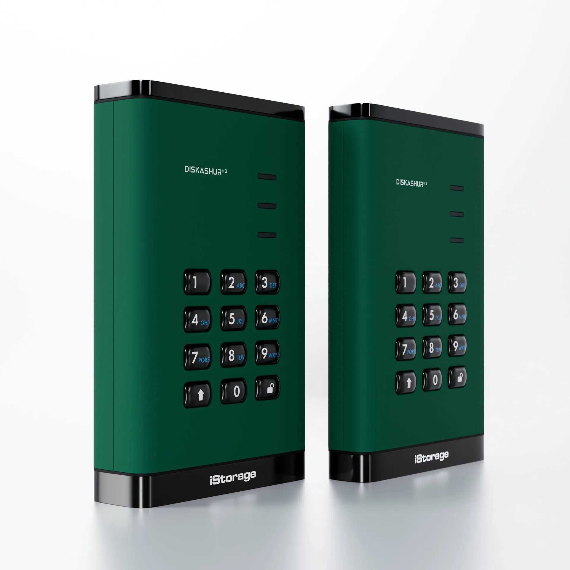 diskAshur3 Hardware Encrypted SSD by iStorage-Black