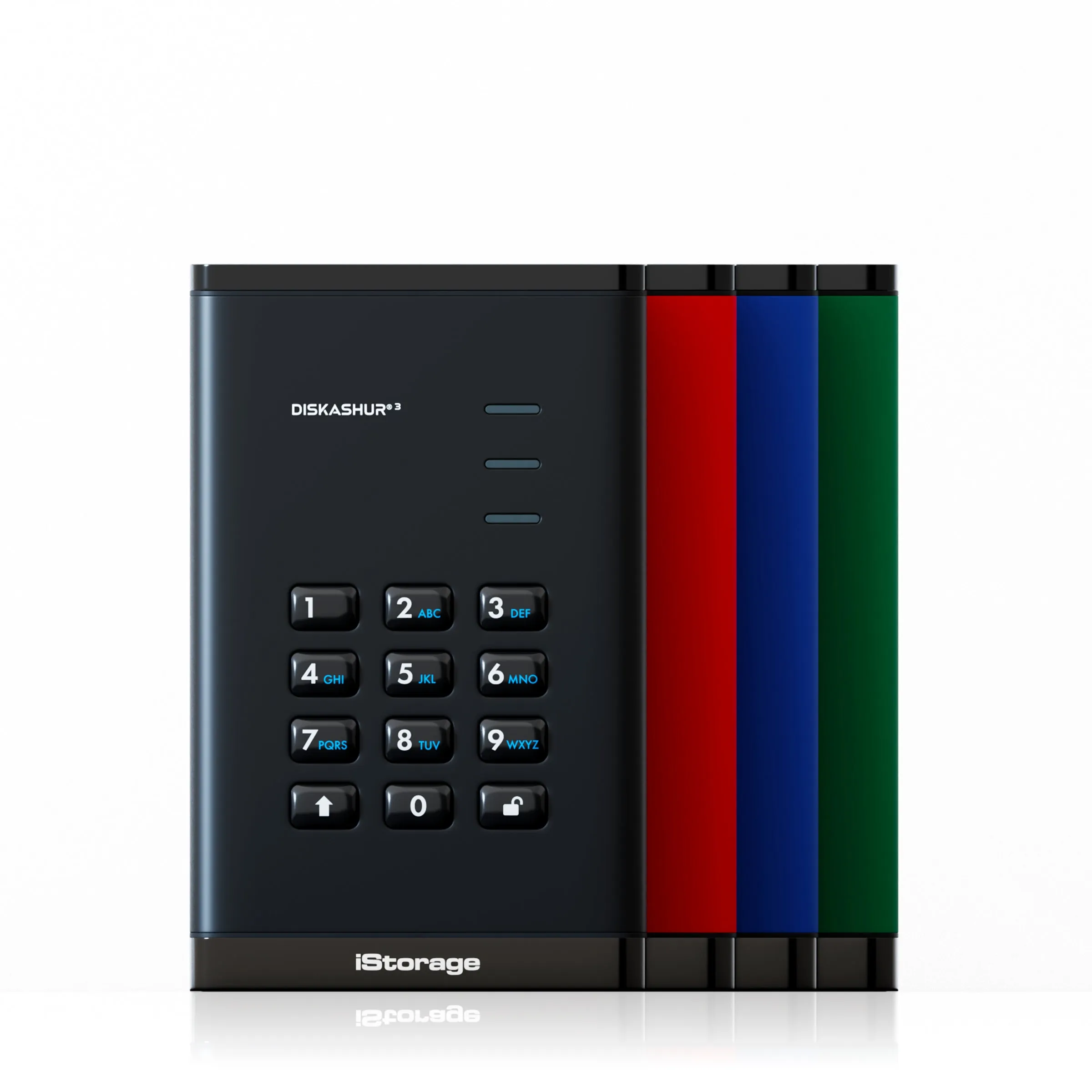 diskAshur3 Hardware Encrypted SSD by iStorage-Black