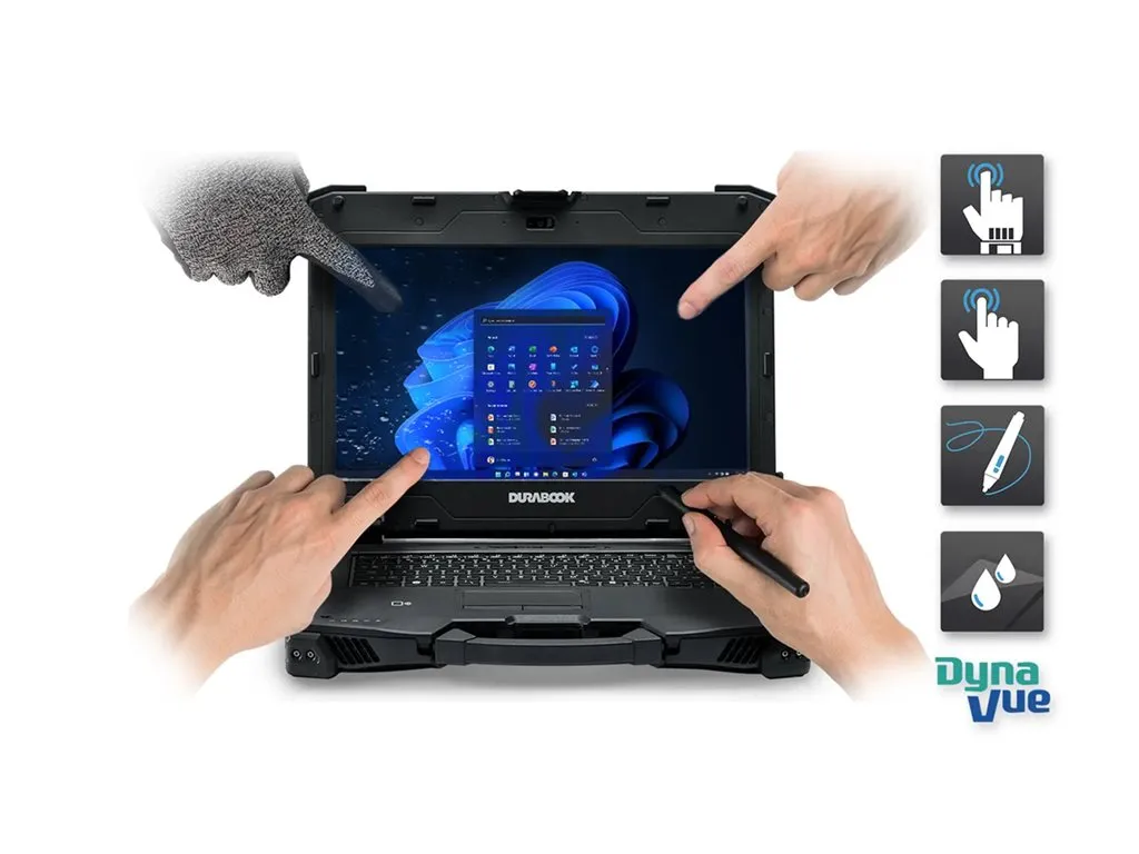 Durabook Z14i - Rugged - Intel Core i5 - 1135G7 / up to 4.2 GHz - Win 11 Pro - Intel Iris Xe Graphics - 8 GB RAM - 256 GB SSD Z4E1P2DAABXX