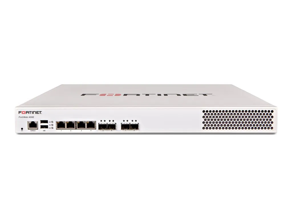 Fortinet FortiWeb 400F - Security appliance - with 1 year 24x7 FortiCare and FortiWeb Standard bundle - 4 ports - 1GbE - front FWB-400F-BDL-934-12