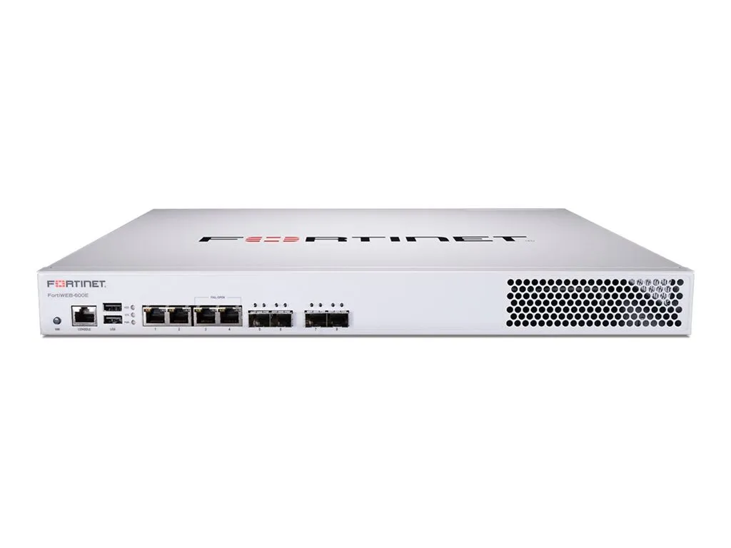 Fortinet FortiWeb 600F - Security appliance - with 3 years 24x7 FortiCare and FortiWeb Standard bundle - 4 ports - 1GbE - front FWB-600F-BDL-934-36