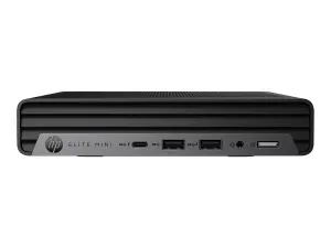 HP Elite 800 G9 - Mini desktop Core i5 i5-14500T / up to 4.8 GHz - vPro - RAM 8 GB - SSD 256 GB - NVMe - UHD Graphics 770 - Gigabit A12GKUT#ABA