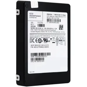 HP PM1633a MZILS7T6HMLS-000H9 850333-003 7.68TB SAS 12Gb/s 2.5in Solid State Drive