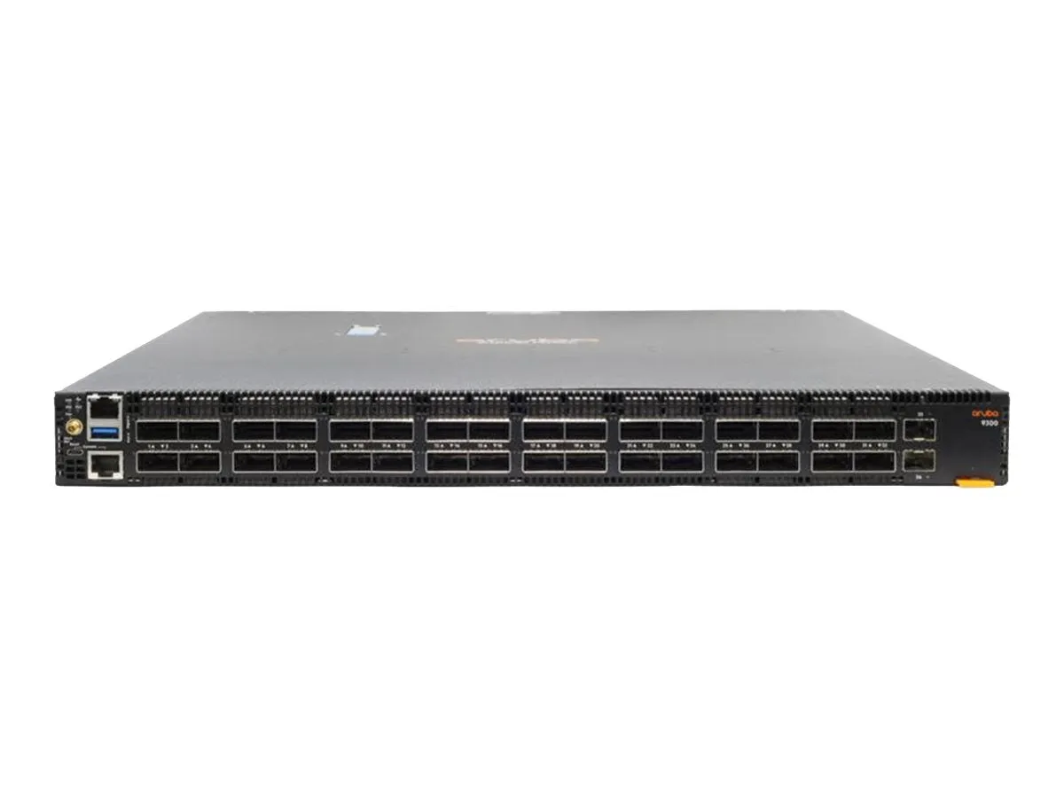 HPE Aruba CX 9300-32D 32-port 100/200/400G QSFP-DD 2-port 10G SFP  Switch - Switch - L3 - managed - 32 x 100/200/400 Gigabit R9A29A#B2E