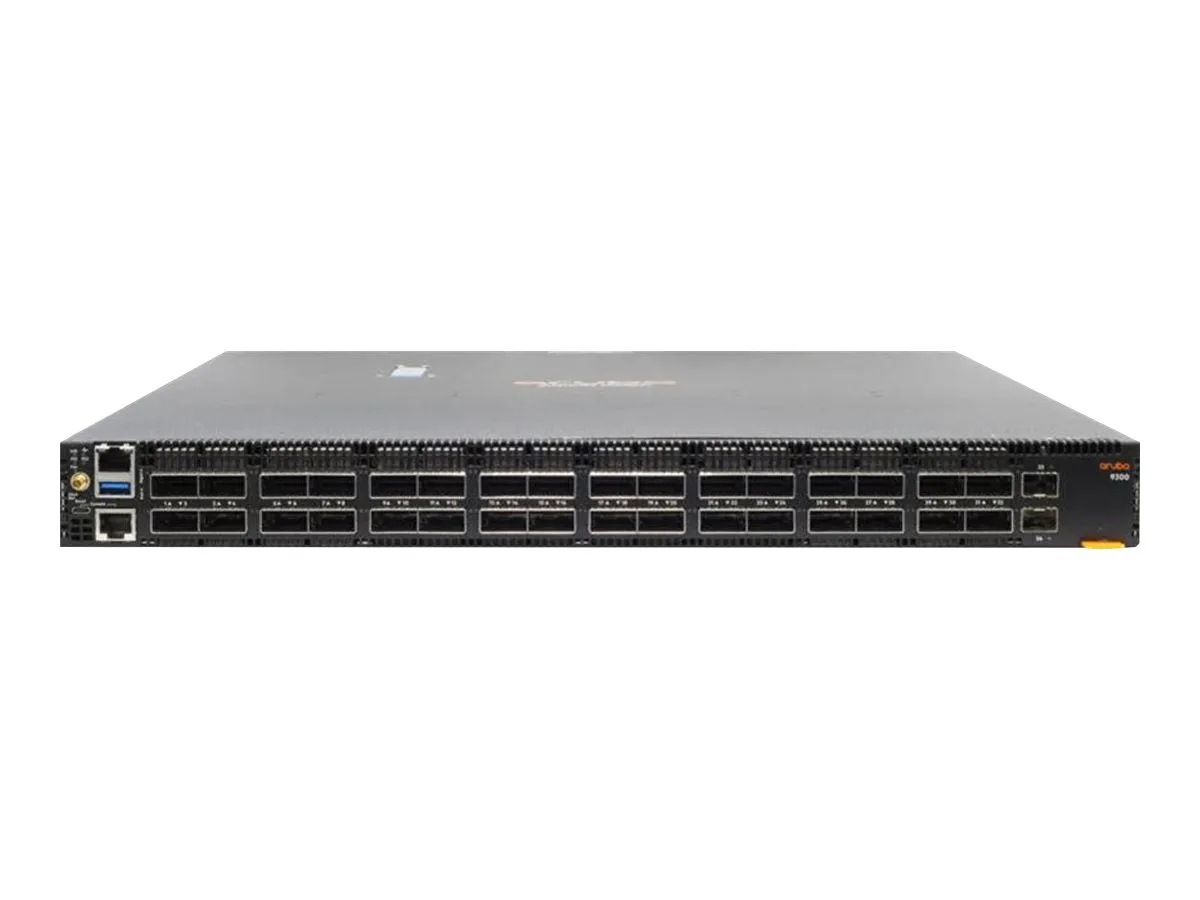 HPE Aruba CX 9300-32D 32-port 100/200/400G QSFP-DD 2-port 10G SFP  Switch - Switch - L3 - managed - 32 x 100/200/400 Gigabit R9A30A#B2E