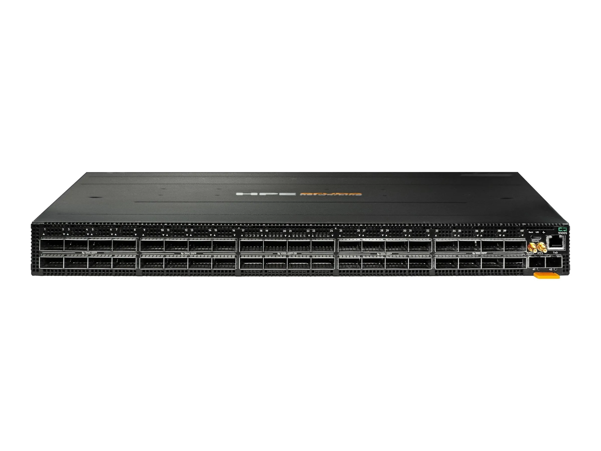 HPE Aruba Networking 9300S 32p QSFP28 100G 8p QSFP-DD 400G - Switch - L3 - managed - 32 x 100 Gigabit QSFP28   8 x 400 Gigabit S0F82A#B2E