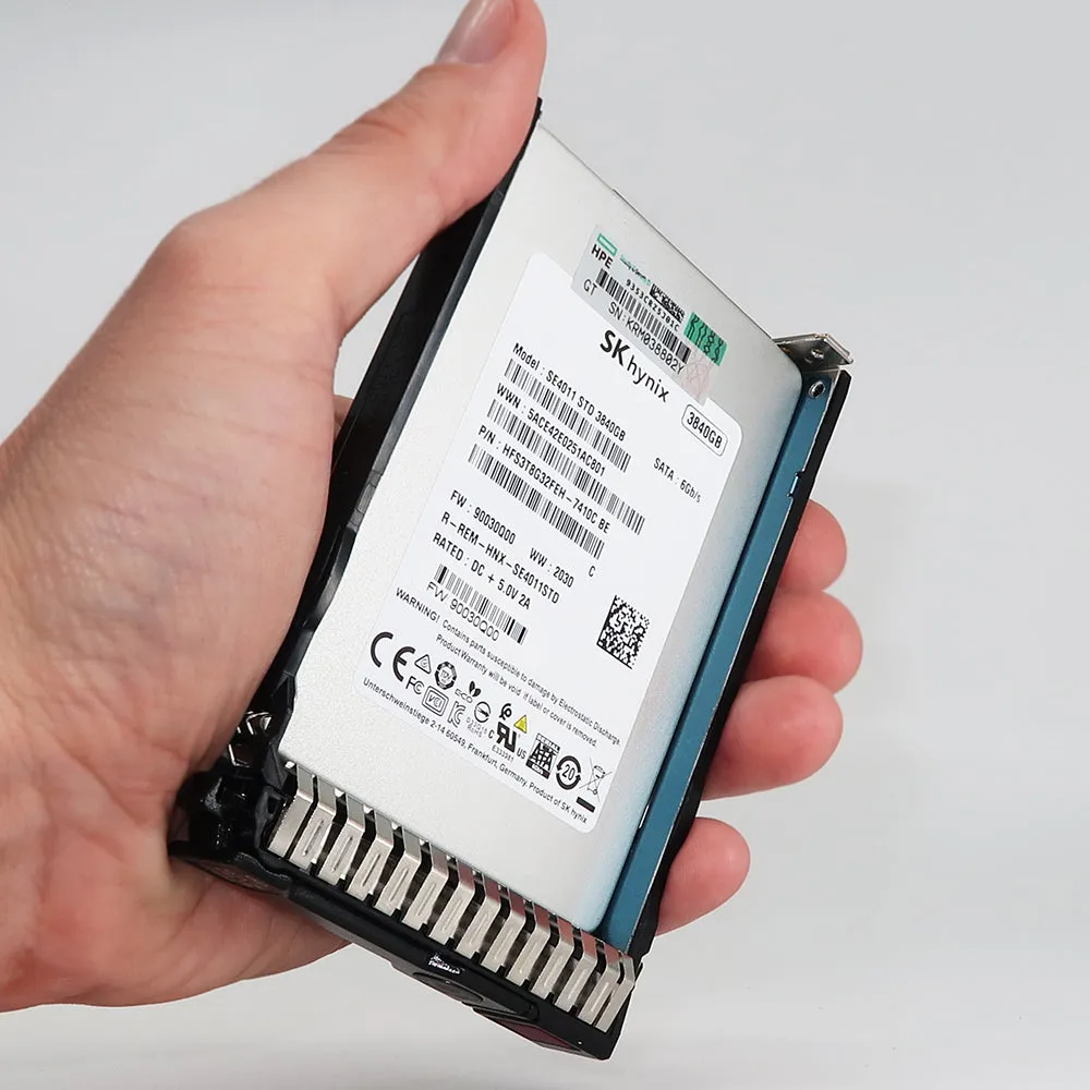HPE Generation 8 P27157-B21 HFS3T8G32FEH-7410C 3.84TB SATA 6Gb/s 3D TLC 2.5in Solid State Drive