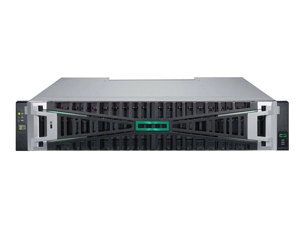 HPE Modular Smart Array 2070 10/25GbE iSCSI SFF Flash Bundle - Solid state drive array - 23 TB - 24 bays (SAS-3) - SSD 1.92 TB S3L65A