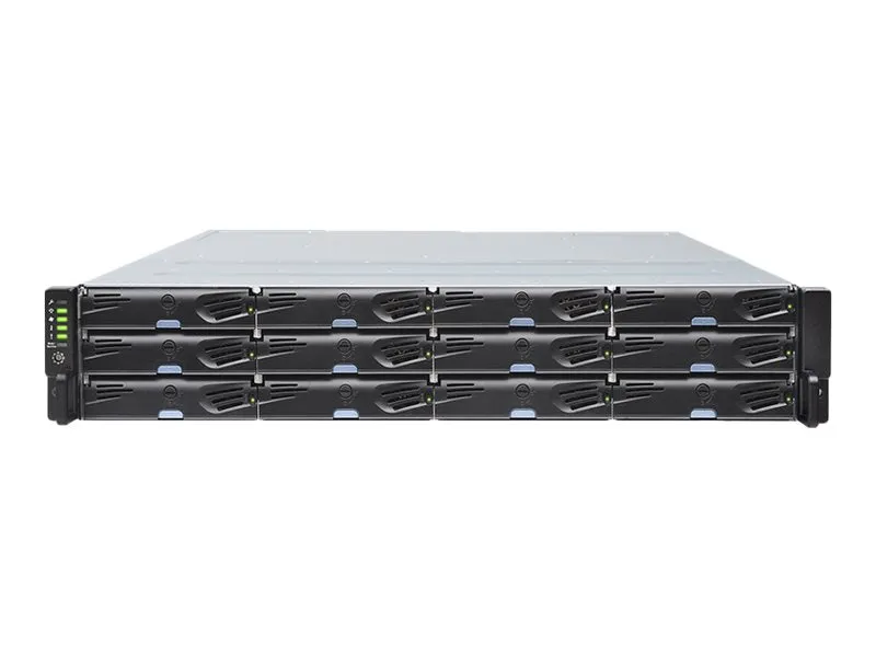 Infortrend JBOD JB 3012S Expansion Enclosure - Hard drive array - 12 bays (SAS-3) - SAS 12Gb/s (external) - rack-mountable - JB3012S00-00A2