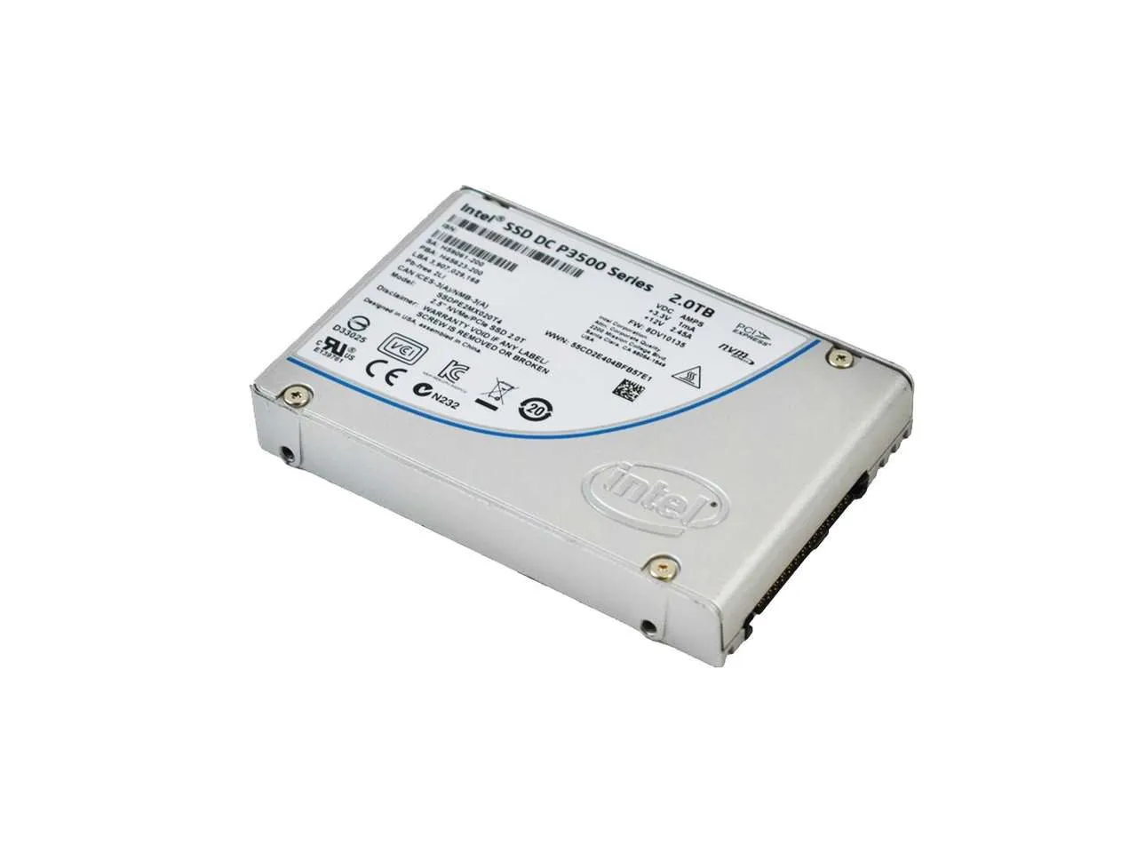 Intel DC P3500 SSDPE2MX020T4 2TB PCIe Gen 3.0 x4 4GB/s 2.5" SSD