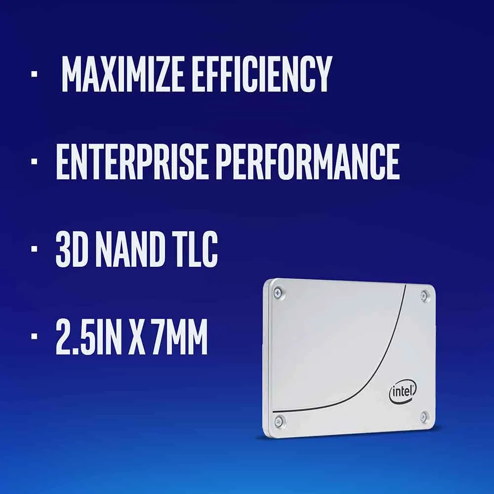 Intel DC S4500 SSDSC2KB038T701 3.84TB SATA 6Gb/s 2.5" Manufacturer Recertified SSD