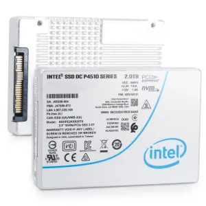 Intel P4510 SSDPE2KX020T801 2TB PCIe Gen 3.1 x4 4GB/s U.2 NVMe 2.5in Enterprise Solid State Drive