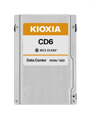 Kioxia CD6 KCD61LUL1T92 1.92TB PCIe Gen 4.0 x4 8GB/s 2.5" Read Intensive Solid State Drive