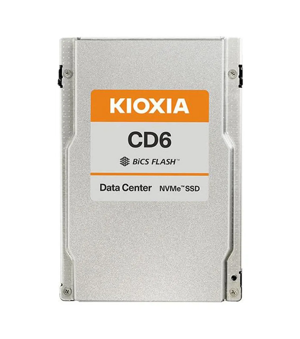 Kioxia CD6-R KCD6XLUL15T3 15.36TB PCIe Gen 4.0 X4 8GB/s 3D TLC 1DWPD U.2 NVMe 2.5in Refurbished SSD