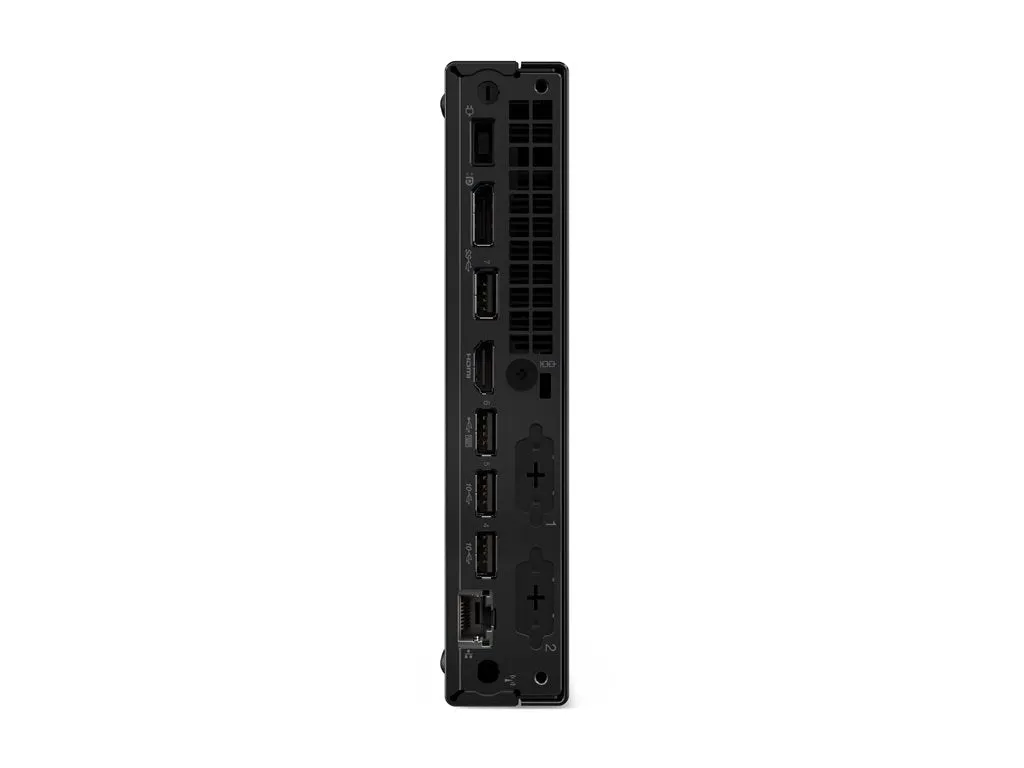 Lenovo ThinkCentre M70q Gen 5 12TD - Tiny Core i5 i5-14400T / up to 4.5 GHz - RAM 32 GB - SSD 1 TB - TCG Opal Encryption, NVMe 12TD001HUS