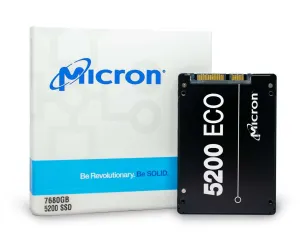 Micron 5200 ECO MTFDDAK7T6TDC-1AT1ZABYY 7.68TB SATA 6Gb/s 2.5" SSD