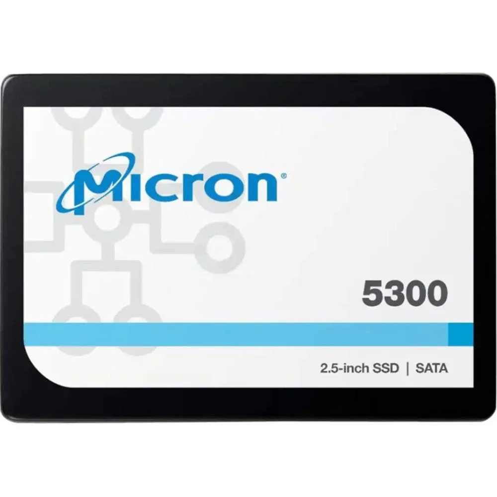 Micron 5300 Pro MTFDDAK7T6TDS-1AW15AB 7.68TB SATA 6Gb/s 2.5in Recertified Solid State Drive