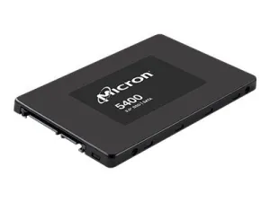 Micron 5400 MAX - SSD - Mixed Use - encrypted - 1.92 TB - hot-swap - 2.5 (in 3.5" carrier) - SATA 6Gb/s - 256-bit AES - Self-Encrypting 4XB7A87202