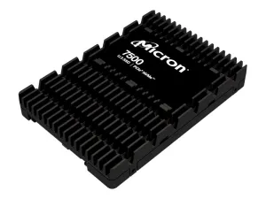 Micron 7500 MAX - SSD - Mixed Use - encrypted - 12.8 TB - internal - 2.5 - U.3 PCIe 4.0 (NVMe) - 256-bit AES MTFDKCC12T8TGQ-1BK1DABYYR