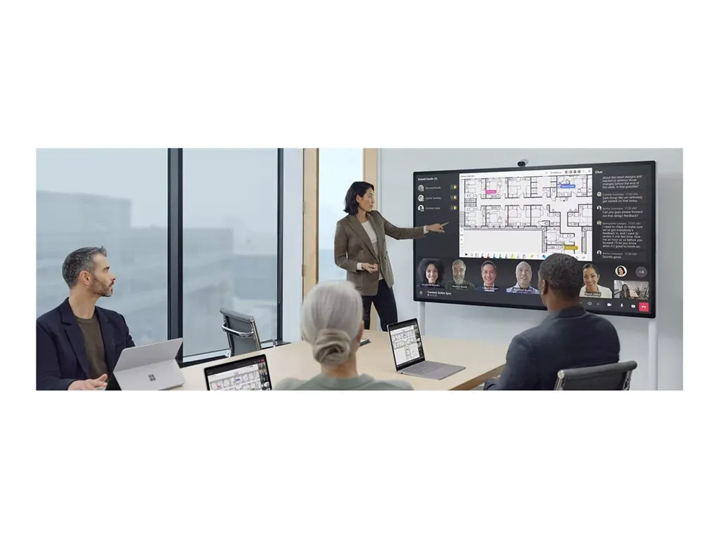 Microsoft Surface Hub 3 for Business - Touch surface 1 x Core i5 up to - RAM 32 GB - SSD 512 GB - Gigabit Ethernet - Win 11 IoT VXV-00001