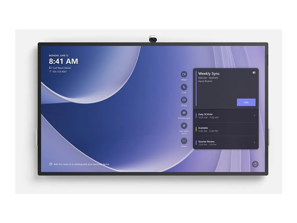 Microsoft Surface Hub 3 for Business - Touch surface 1 x Core i5 up to - RAM 32 GB - SSD 512 GB - Gigabit Ethernet - Win 11 IoT VXV-00001