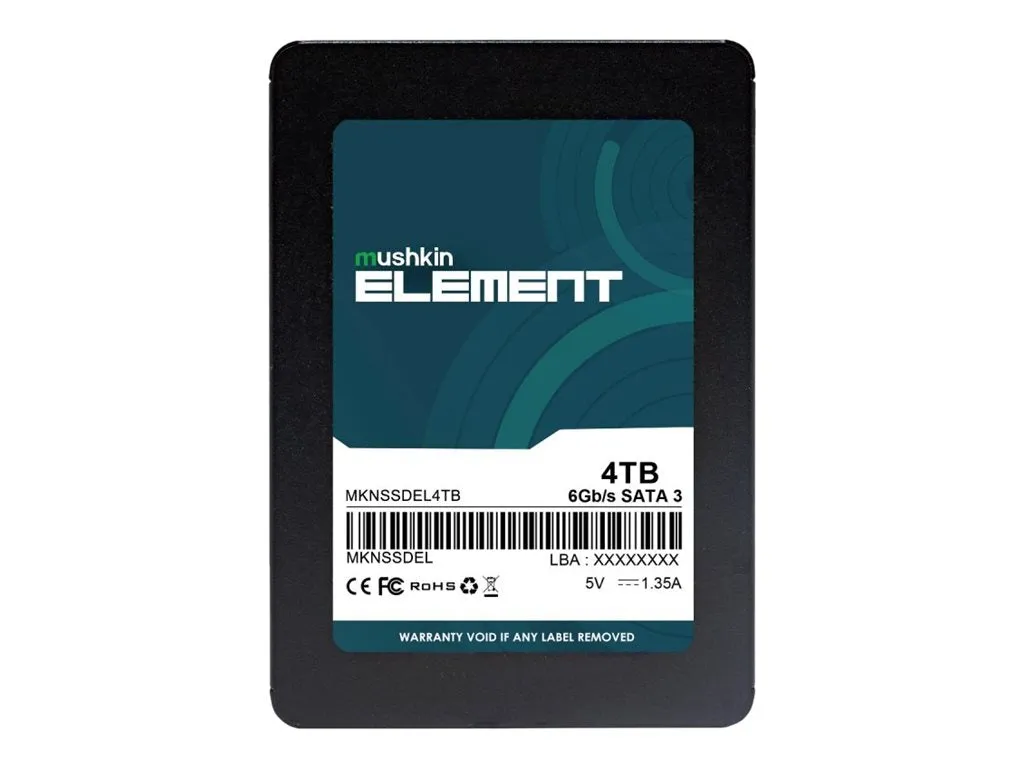 Mushkin ELEMENT - SSD - 4 TB - internal - 2.5 - SATA 6Gb/s" MKNSSDEL4TB
