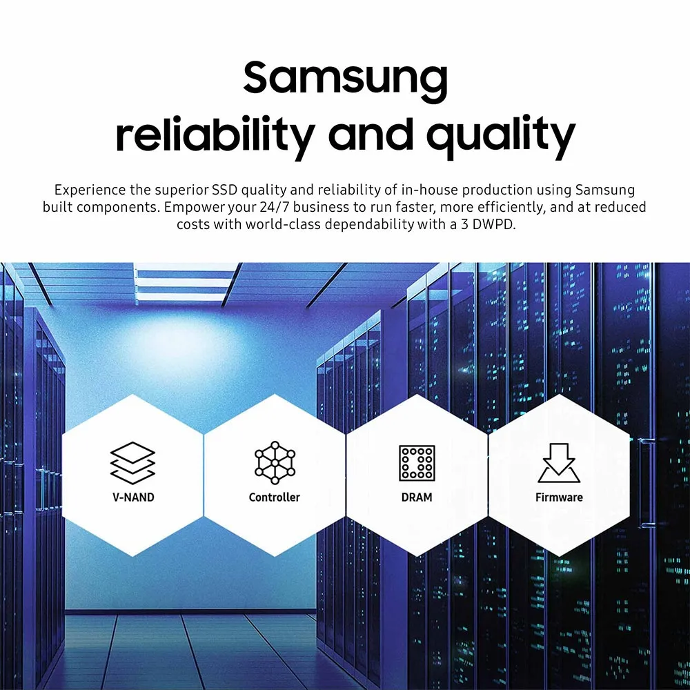 Samsung PM1725b MZWLL1T6HAJQ MZ-WLL1T6B 1.6TB PCIe Gen 3.0 x4 4GB/s 2.5" Dual Port Manufacturer Recertified SSD