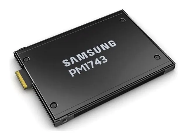 Samsung PM1743 - SSD - Read Intensive - encrypted - 15.36 TB - hot-swap - 2.5 SFF - U.2 PCIe 5.0 x4 (NVMe) - TCG Opal Encryption 4XB7A82369