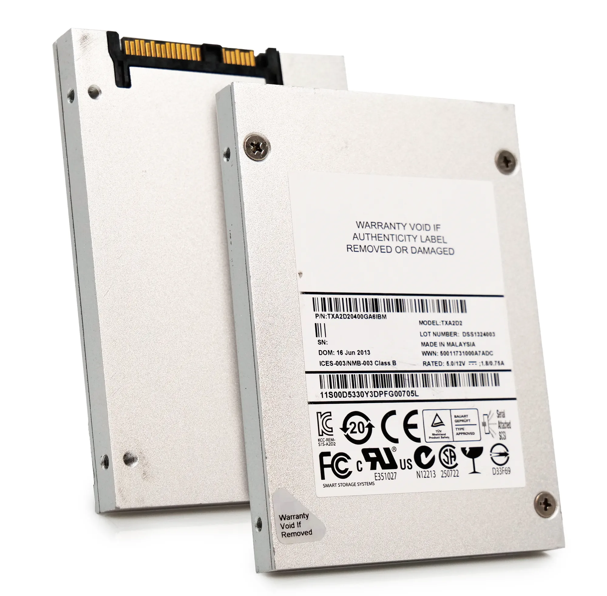 SanDisk TXA2D2 400gb 1 DWPD SAS 12Gb/s 2.5in Recertified Solid State Drive