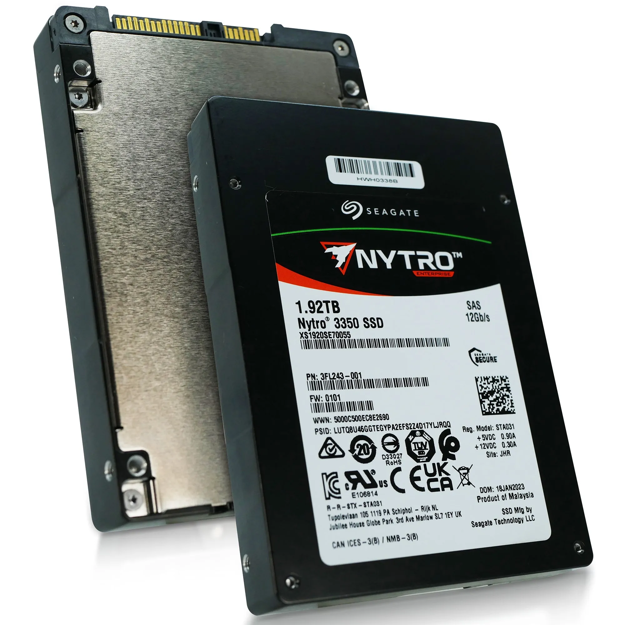 Seagate Nytro 3332 XS1920SE70055 1.92TB 1 DWPD SAS 12Gb/s 3D TLC 2.5in Solid State Drive