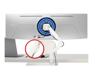 SIIG Single Heavy Duty 34- 49" Monitor Arm with Easy Top Mounting - Weight Between 22-44 lbs - Mounting kit (adjustable monitor CE-MT3S11-S1