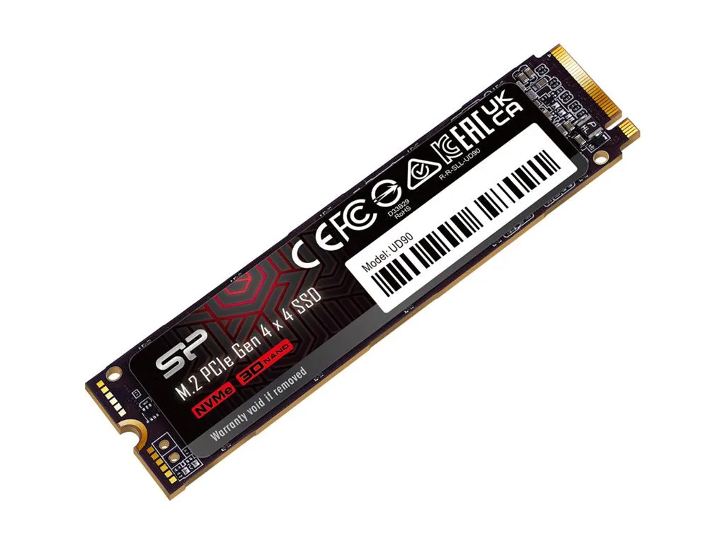 SILICON POWER UD90 - SSD - 500 GB - internal - M.2 2280 - PCIe 4.0 x4 (NVMe) SP500GBP44UD9005