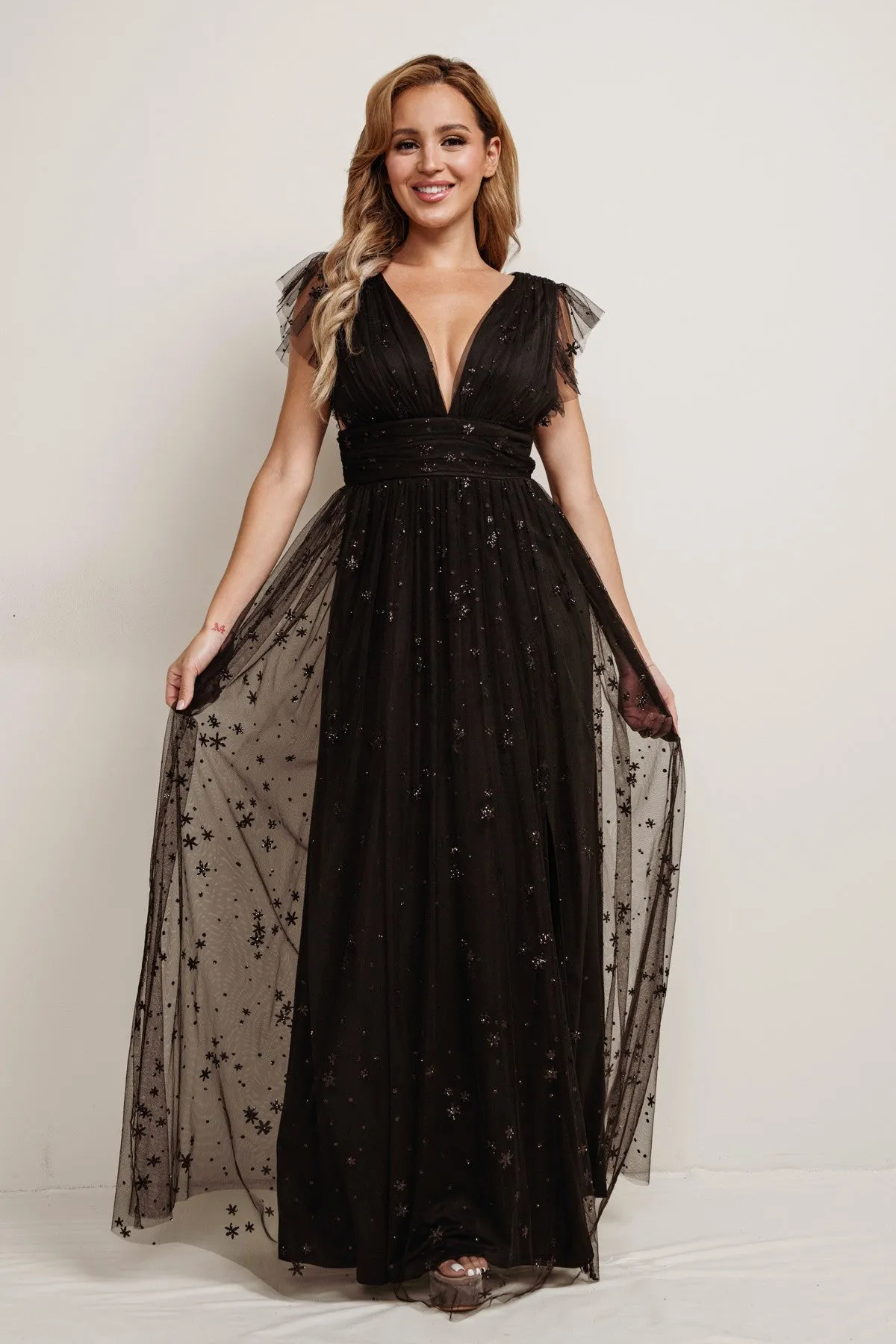 Stella Dress in All Black