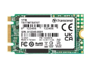Transcend MTS570T - SSD - 128 GB - internal - M.2 2242 (double-sided) - SATA 6Gb/s TS128GMTS570T