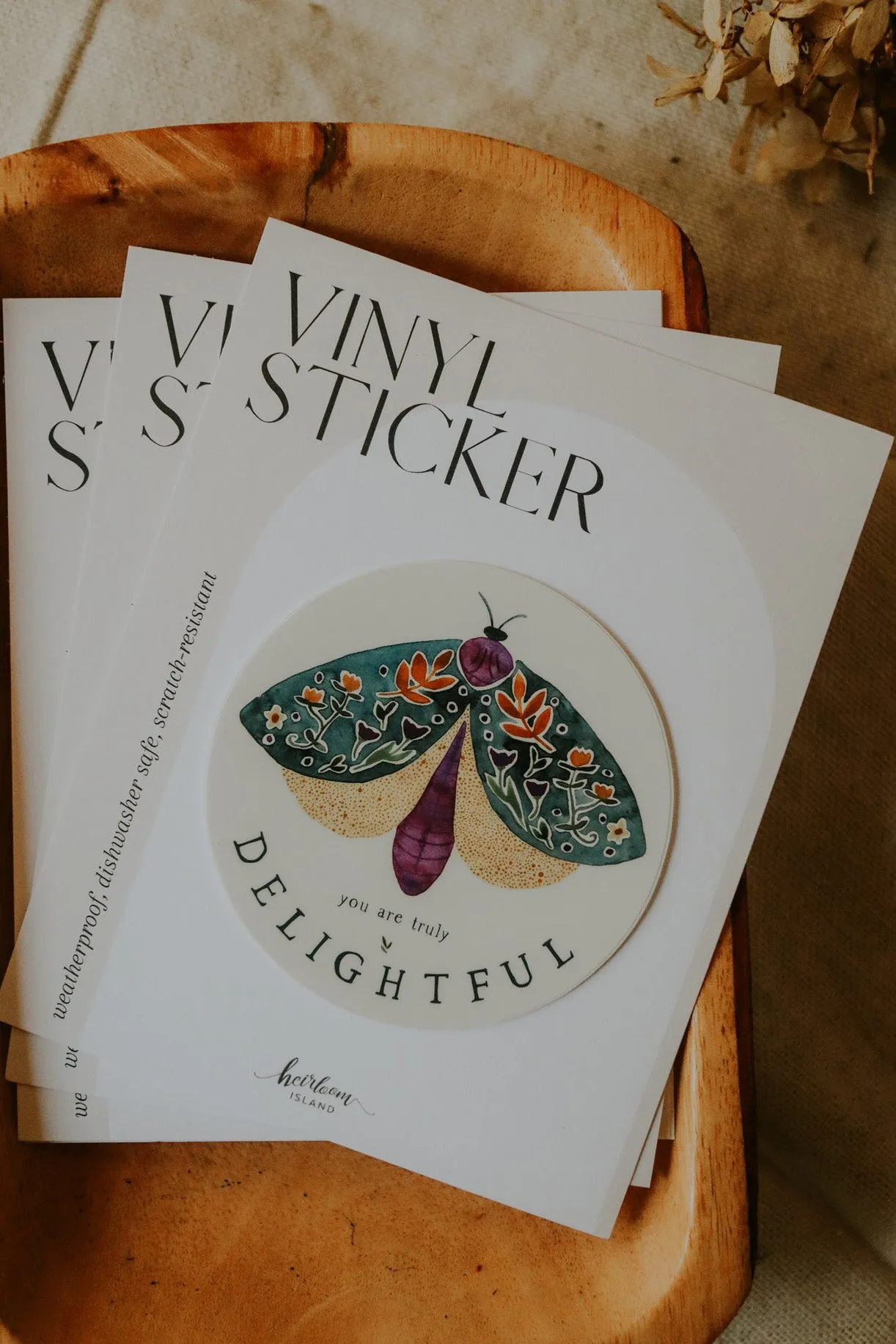 Truly Delightful Vinyl Sticker